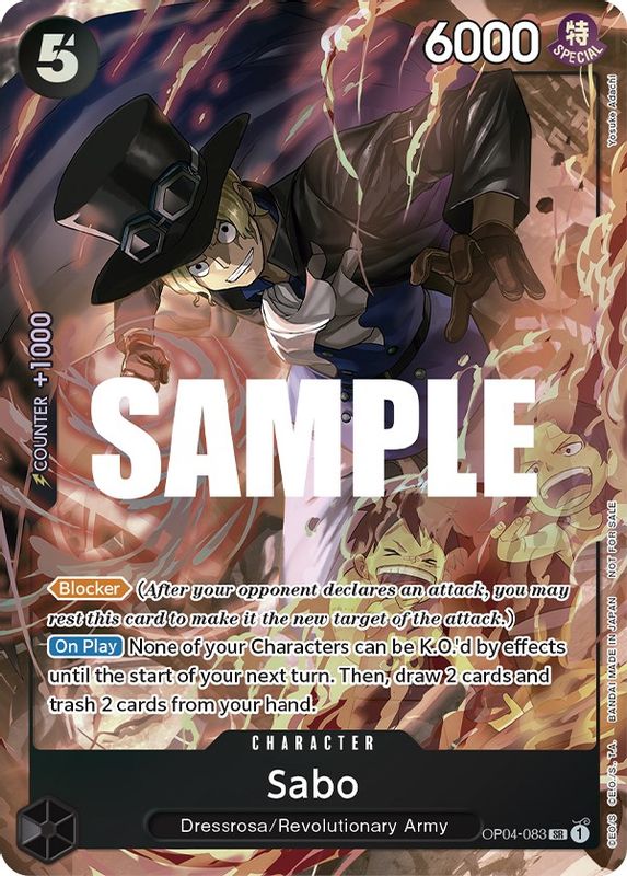 Sabo (Sealed Battle 2023 Vol. 1) - OP04-083 - Super Rare