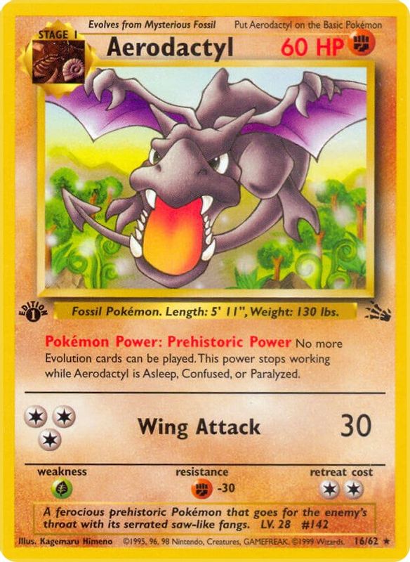 Aerodactyl (16) - 16/62 - Rare