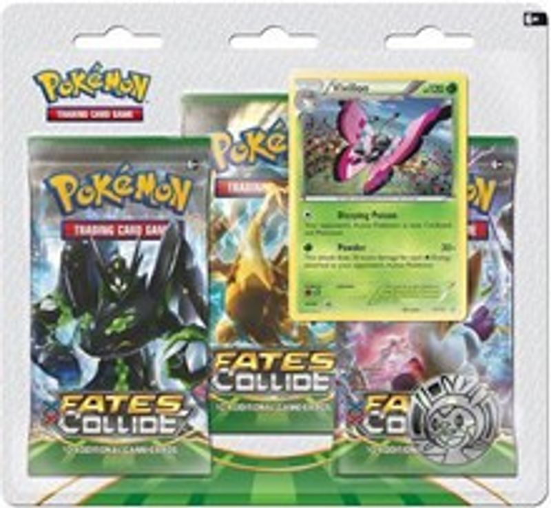 Fates Collide Three Pack Blister [Vivillon]