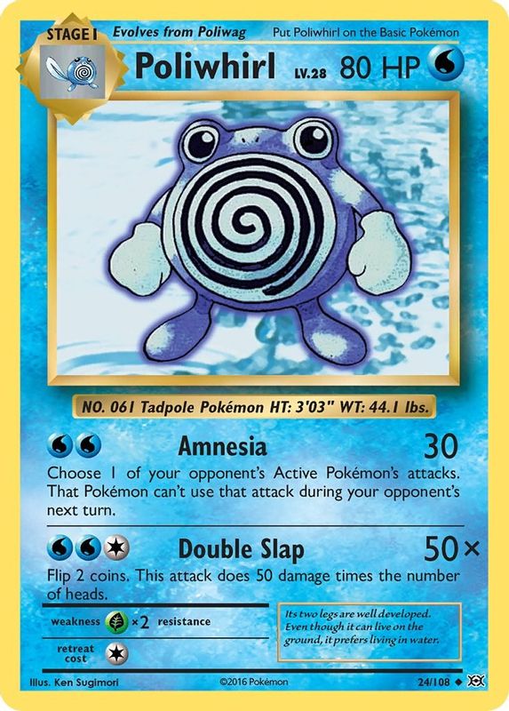 Poliwhirl - 24/108 - Uncommon