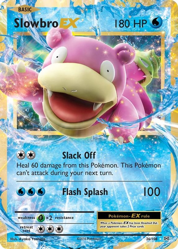 Slowbro EX - 26/108 - Ultra Rare