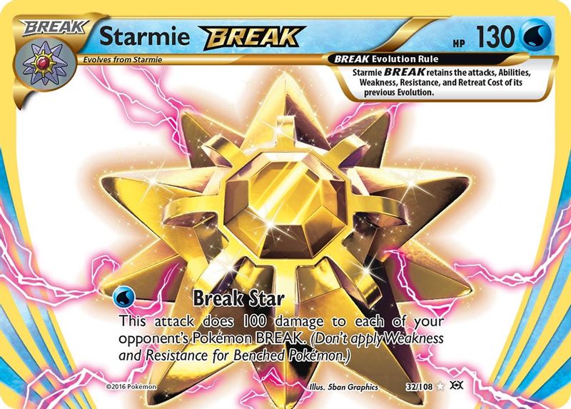 Starmie BREAK - 32/108 - Rare BREAK