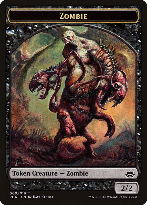 Zombie // Hellion Double-sided Token - Token