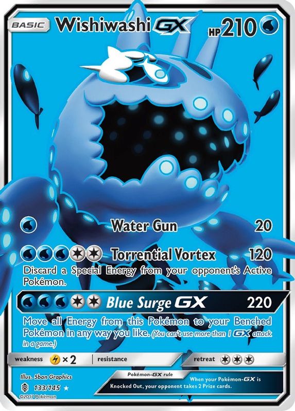 Wishiwashi GX (Full Art) - 133/145 - Ultra Rare