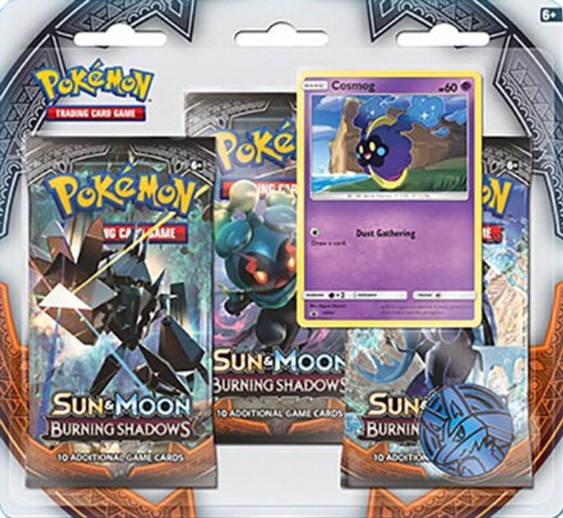 Burning Shadows 3 Pack Blister [Cosmog]