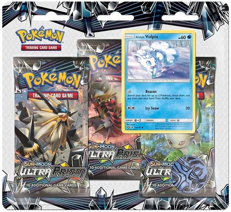 Ultra Prism 3 Pack Blister [Alolan Vulpix]