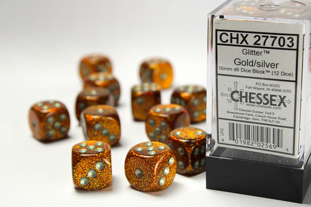 Chessex D6 16mm dice set