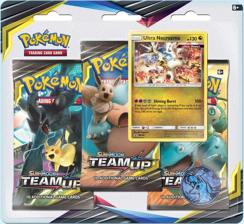 Team Up 3 Pack Blister [Ultra Necrozma]