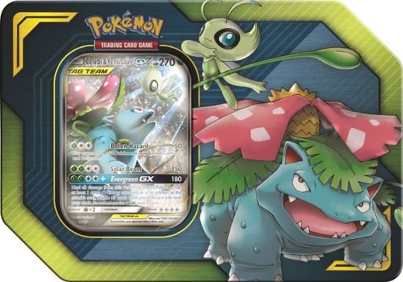 TAG TEAM Tin [Celebi & Venusaur GX]