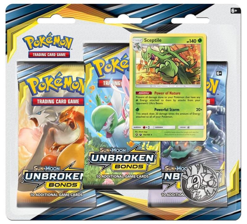 Unbroken Bonds 3 Pack Blister [Sceptile]