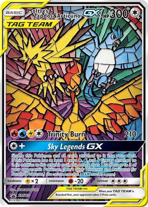 Moltres & Zapdos & Articuno GX - SM210 - Promo