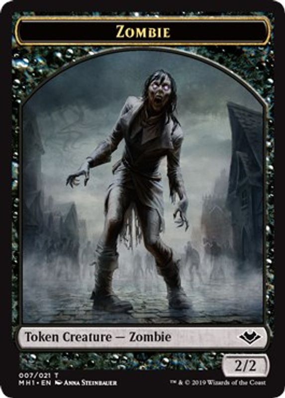 Zombie (007) // Bear (011) Double-sided Token - Token