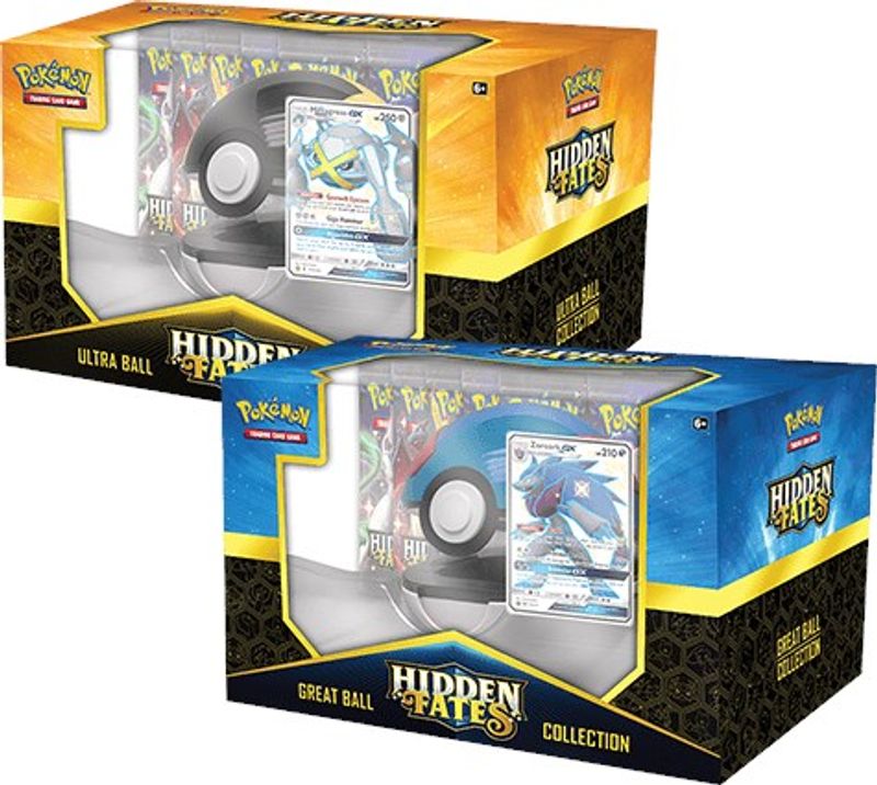 Hidden Fates Poke Ball Collection [Set of 2]