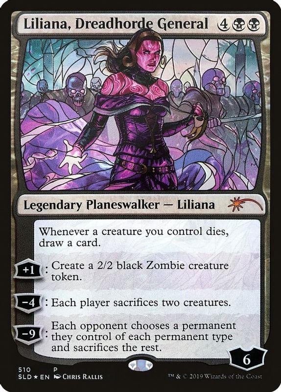 Liliana, Dreadhorde General (Stained Glass) - 510 - Promo