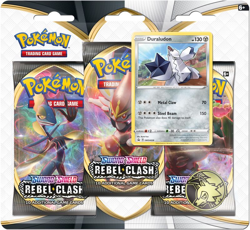 Rebel Clash 3 Pack Blister [Duraludon]