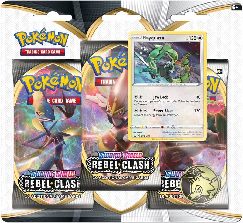 Rebel Clash 3 Pack Blister [Rayquaza]