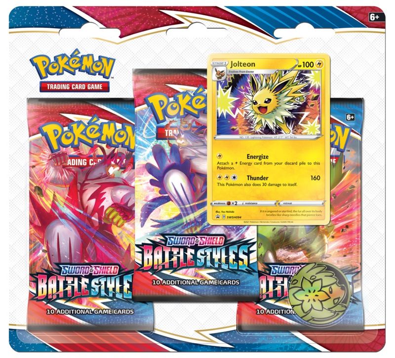 Battle Styles 3 Pack Blister [Jolteon]