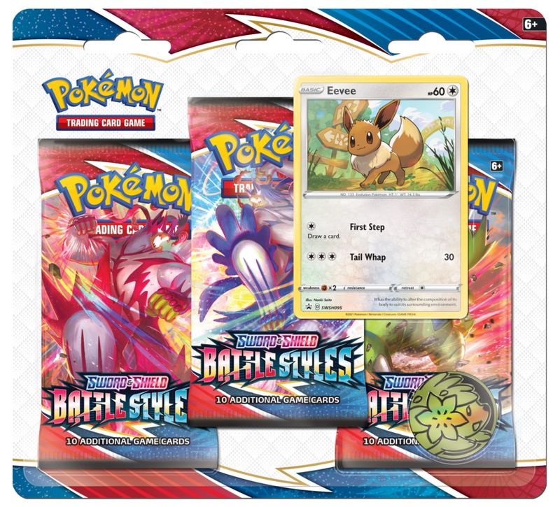 Battle Styles 3 Pack Blister [Eevee]