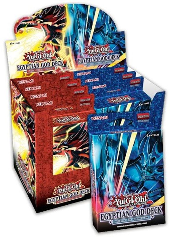 Egyptian God Deck Display - Slifer the Sky Dragon & Obelisk the Tormentor [1st Edition]