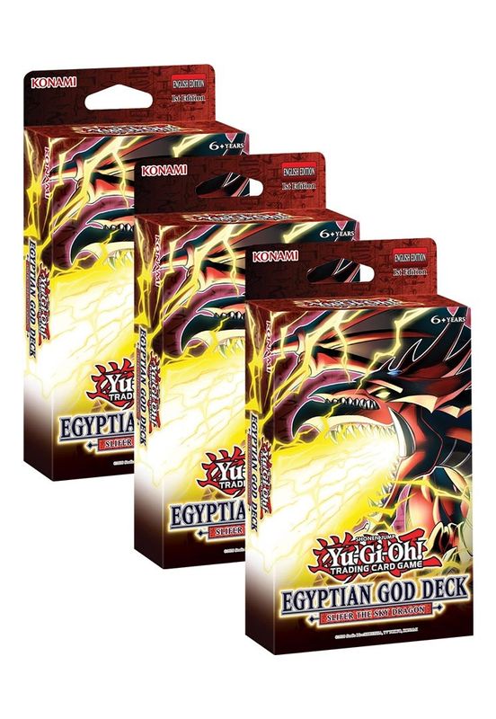 Egyptian God Deck: Slifer the Sky Dragon [1st Edition] - Set of 3