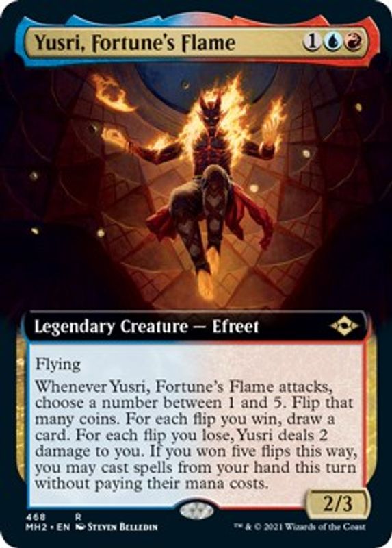 Yusri, Fortune's Flame (Extended Art) - 468 - Rare