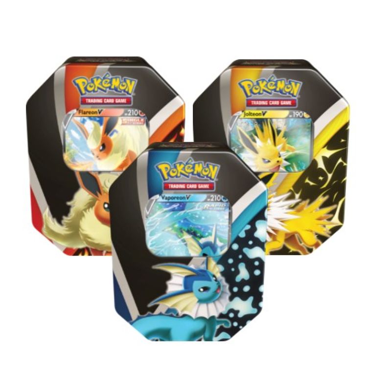 Eevee Evolutions Tin [Set of 3]