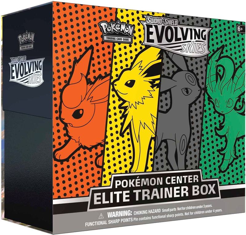 Evolving Skies Pokemon Center Elite Trainer Box [Jolteon/Flareon/Umbreon/Leafeon] (Exclusive)