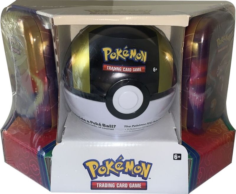 Pokemon - Poke Ball Tin + 2 Kanto Power Mini Tins - Ultra Ball