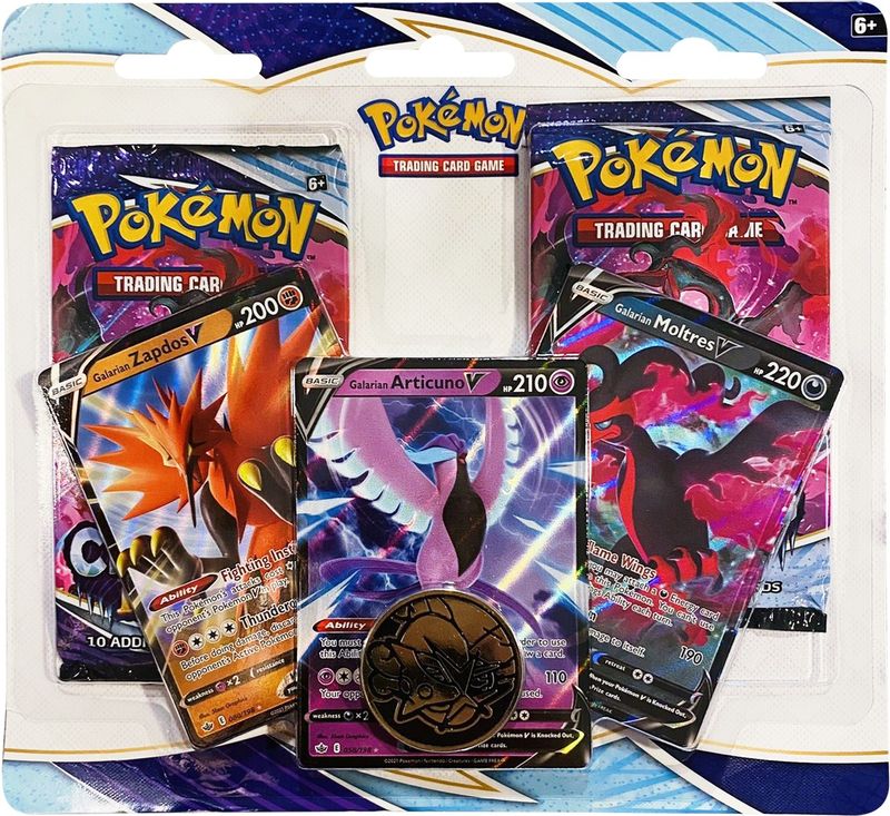 Chilling Reign 2 Pack Blister [Galarian Zapdos V, Articuno V, Moltres V]