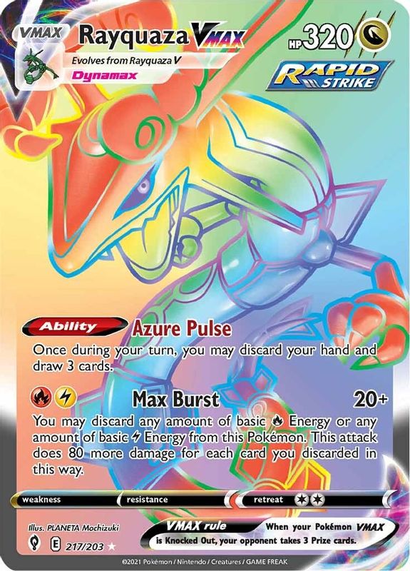 Rayquaza VMAX (Secret) - 217/203 - Secret Rare