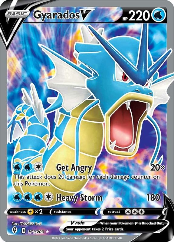 Gyarados V (Full Art) - 171/203 - Ultra Rare