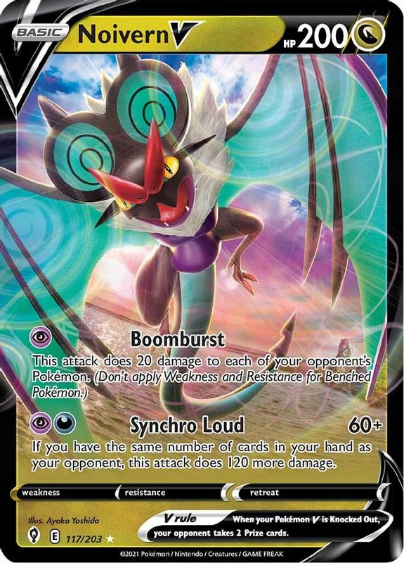 Noivern V - 117/203 - Ultra Rare