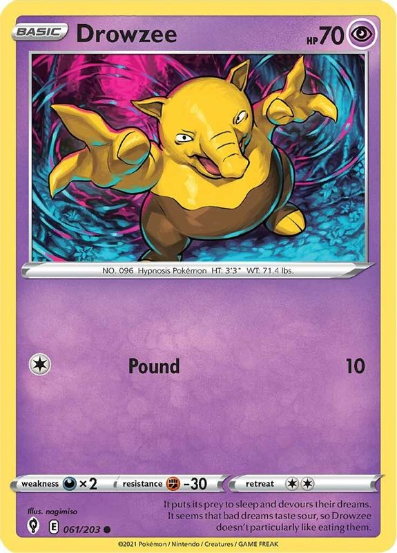 Drowzee - 061/203 - Common