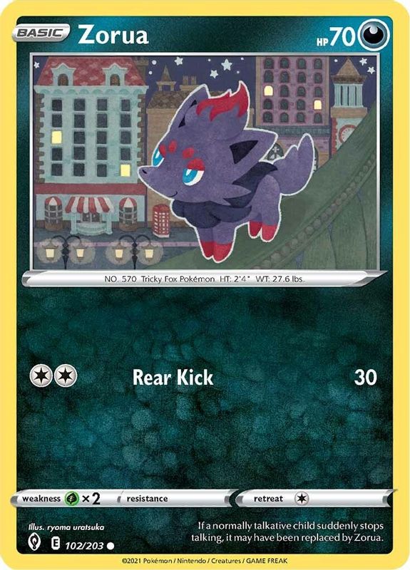 Zorua - 102/203 - Common