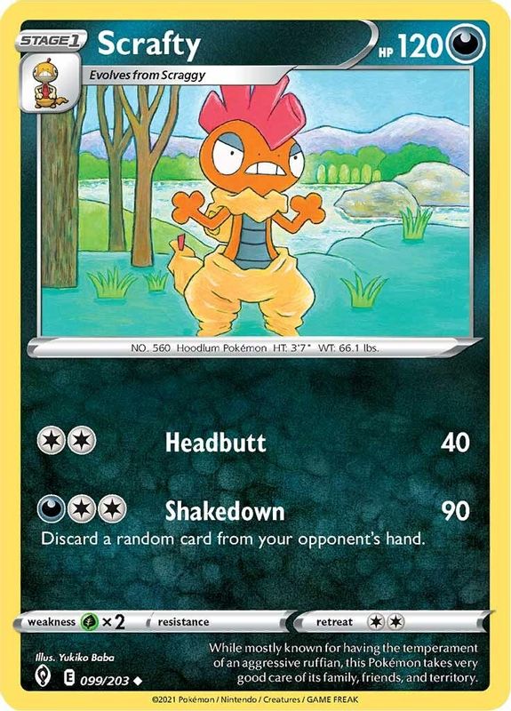 Scrafty - 099/203 - Uncommon