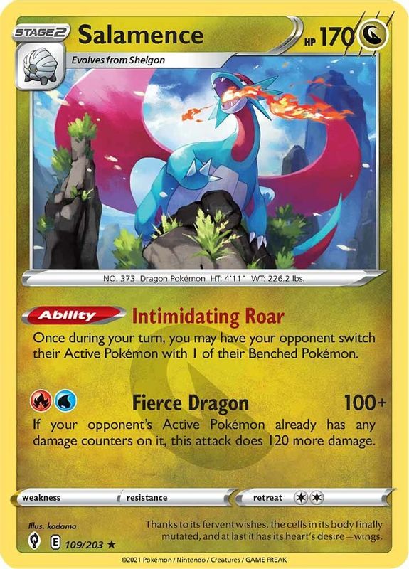 Salamence - 109/203 - Holo Rare