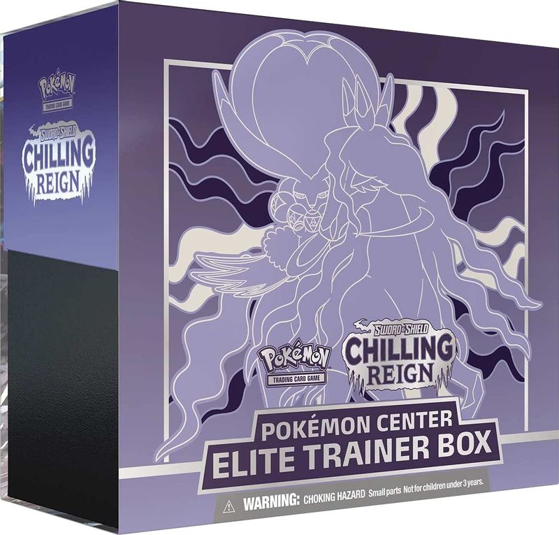 Chilling Reign Pokemon Center Elite Trainer Box [Shadow Rider Calyrex] (Exclusive)