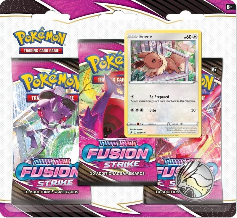 Fusion Strike 3 Pack Blister [Eevee]