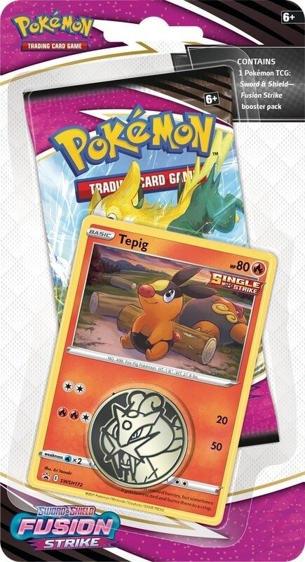 Fusion Strike Single Pack Blister [Tepig]