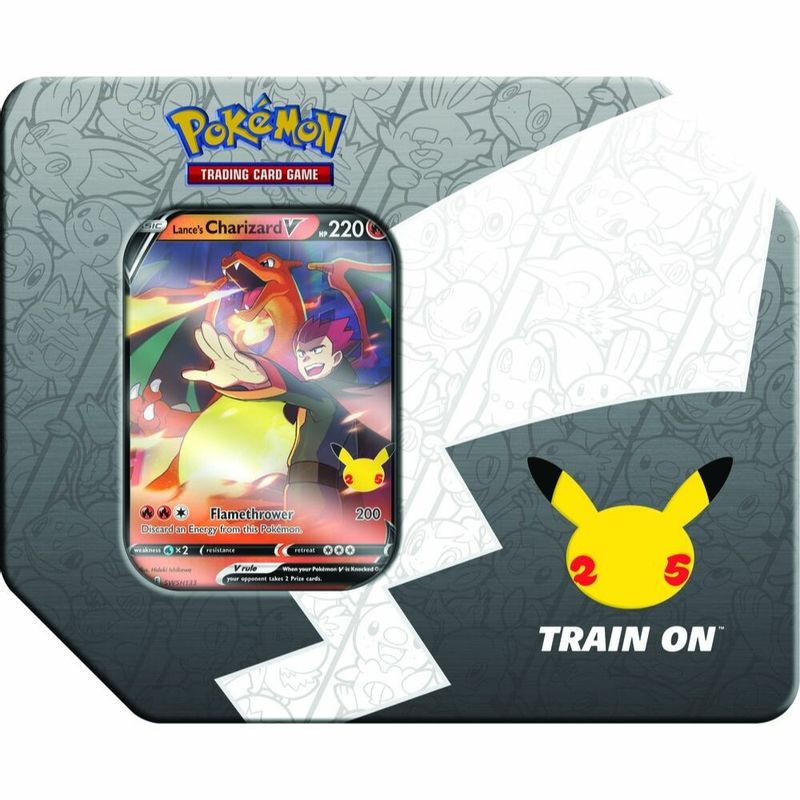 Pokemon Celebrations Tin [Lance's Charizard V]