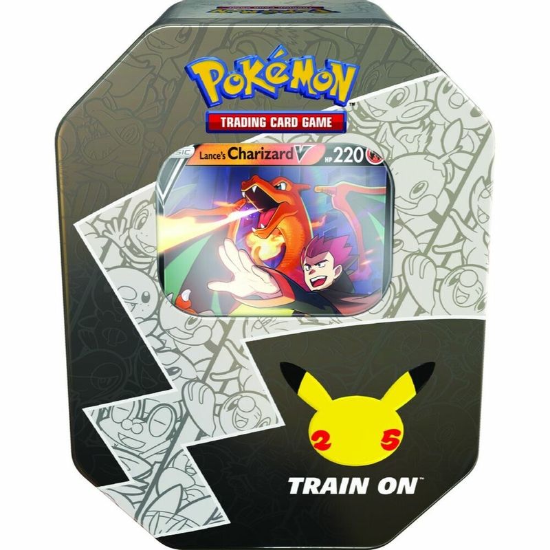 Pokemon Celebrations International Tin [Lance's Charizard V]