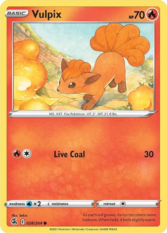 Vulpix (28) - 028/264 - Common