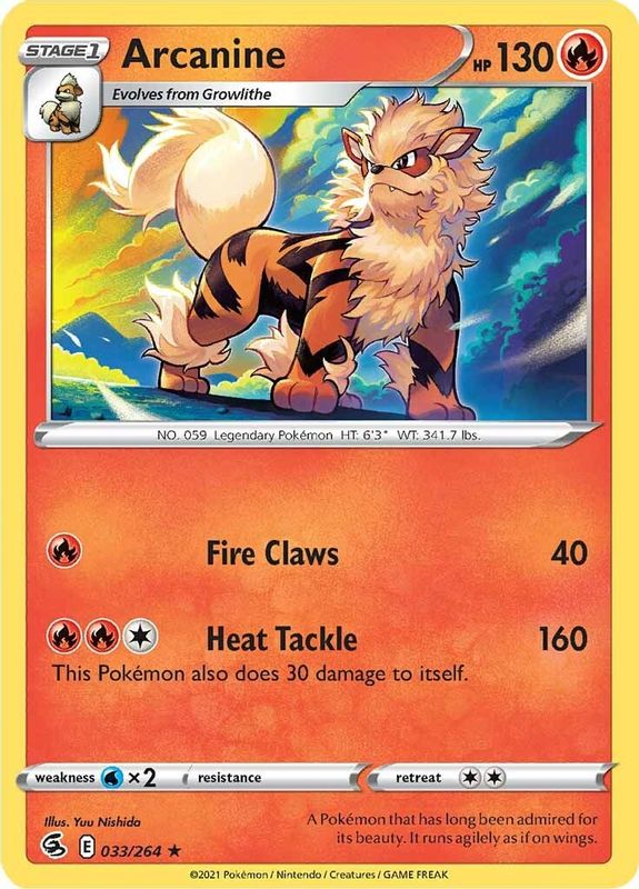 Arcanine - 033/264 - Rare