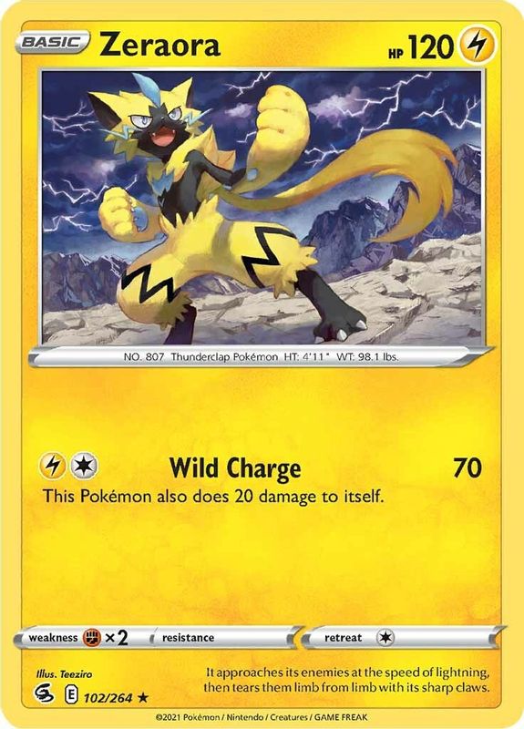 Zeraora - 102/264 - Rare