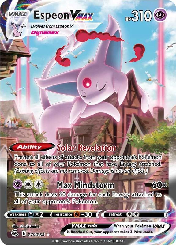 Espeon VMAX (Alternate Art Secret) - 270/264 - Secret Rare