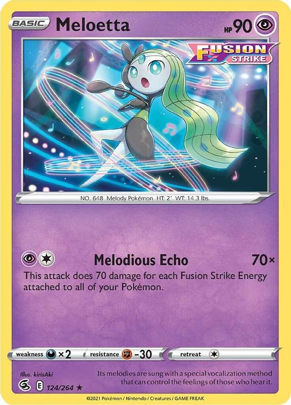 Meloetta - 124/264 - Rare