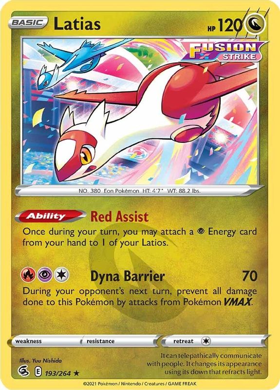 Latias - 193/264 - Rare