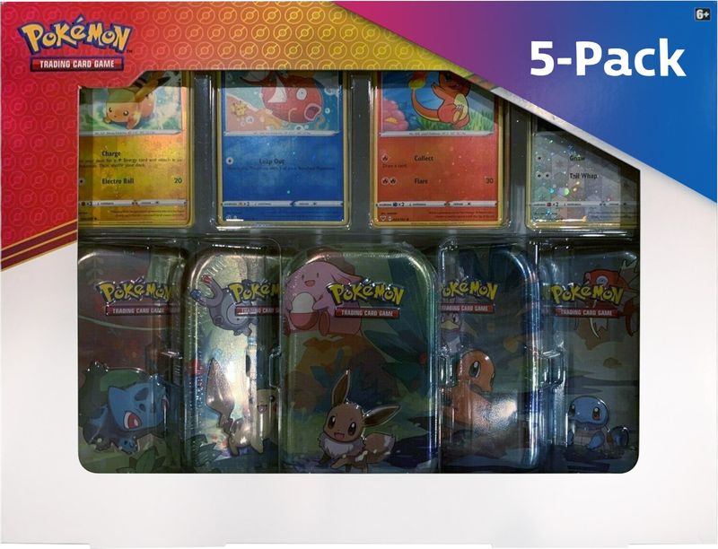 Kanto Friends Mini Tins 5-Pack