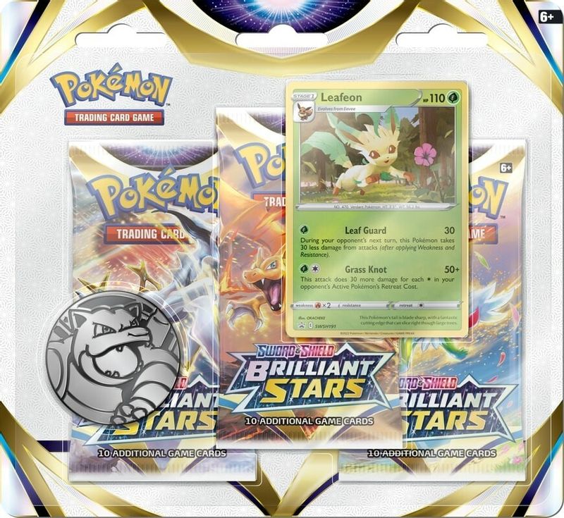 Brilliant Stars 3 Pack Blister [Leafeon]