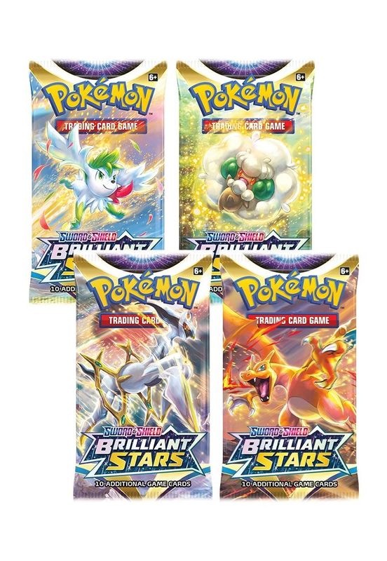 Brilliant Stars Booster Pack Art Bundle [Set of 4]